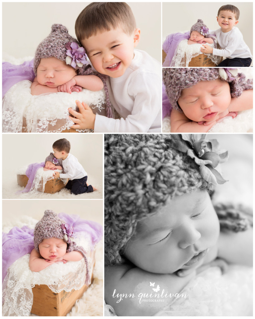 Massachusetts Newborn Photographer Sibling Pictures Central MA