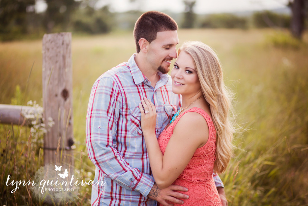 Massachusetts Wedding Photographer Country Rustic Engagement Session 1