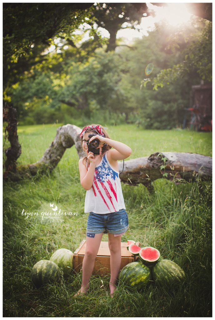 Massachusetts Outdoor Fun Children's Photographer Americana 4th of July American Flag 1