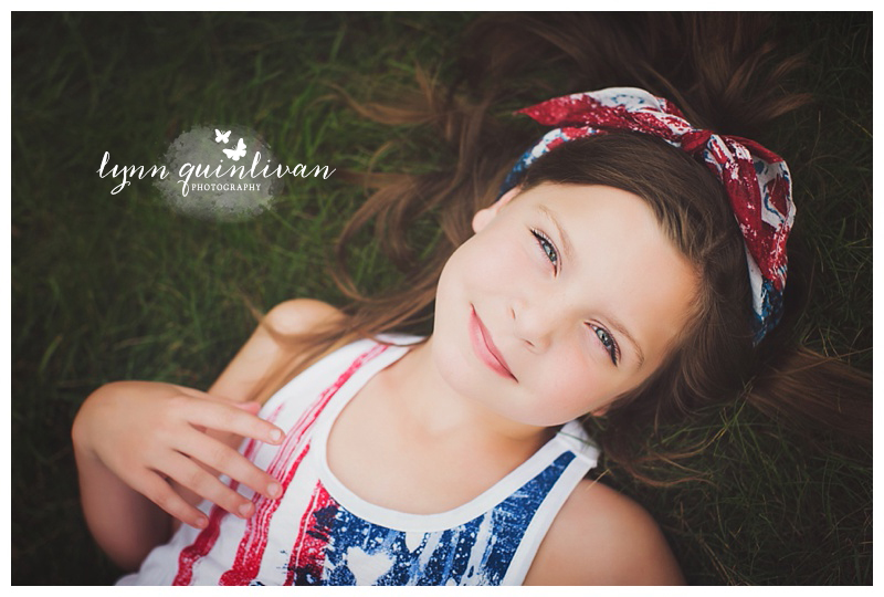 Massachusetts Outdoor Fun Children's Photographer Americana 4th of July American Flag 2
