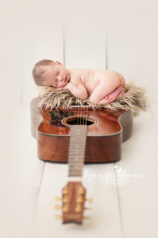 Music Themed Newborn Photography