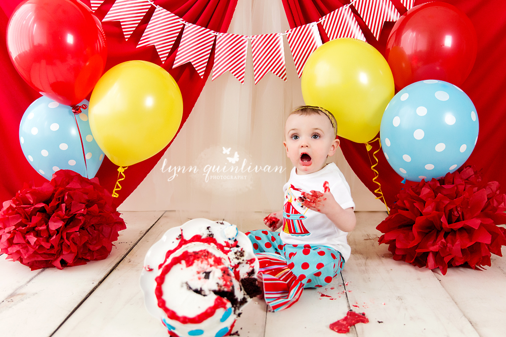 Circus Cake Smash Photos