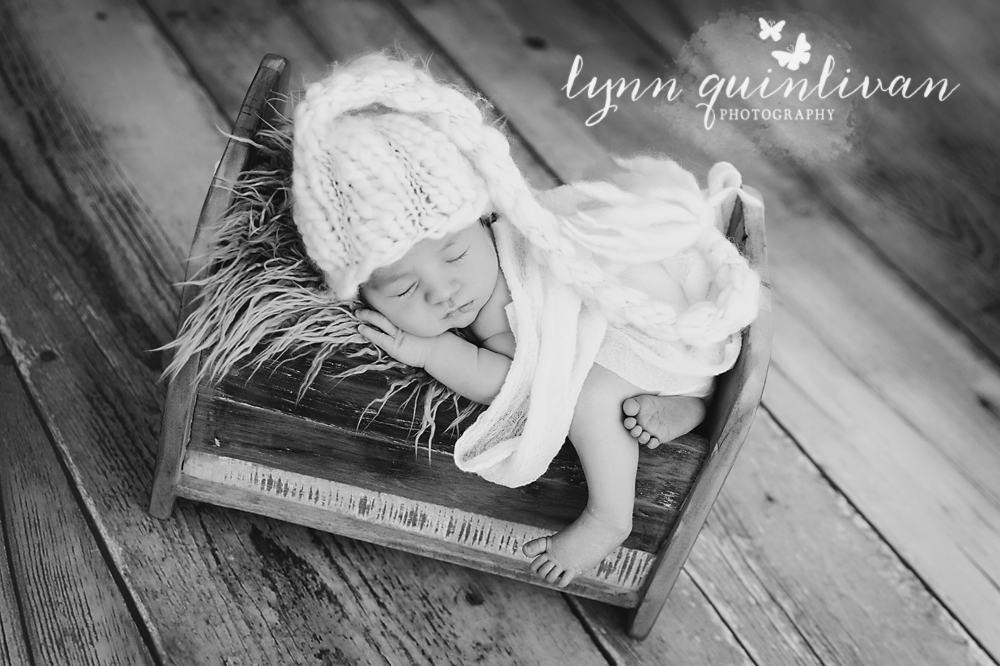 Black and White Baby Photographer