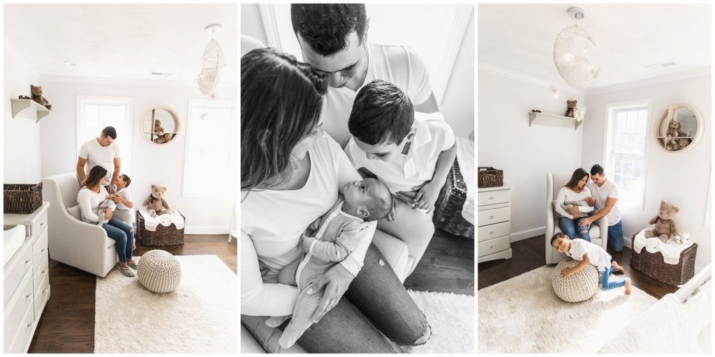 Newborn Baby Lifestyle Session in MA